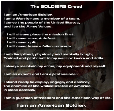 Soldiers Creed